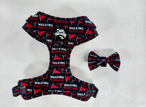 Walking red flag harness - preorder