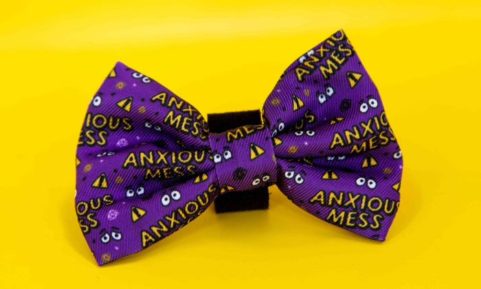 Anxious mess bow tie - Hey You Pups